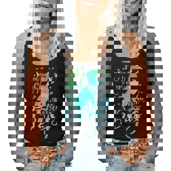 Cute Colorful Just A Girl Who Loves Dogs Pet Dog Lover Women Tank Top | Seseable CA