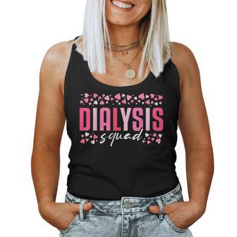 Cute Dialysis Squad Dialysis Nurse Technician Heart Women Tank Top - Thegiftio UK