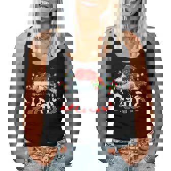 Dada Santa Hat Mom Dad Matching Christmas Family Women Tank Top - Seseable