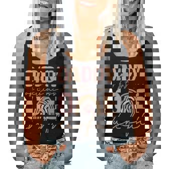 Daddy Of Little Miss Onederful First Birthday Boho Rainbow Women Tank Top - Thegiftio