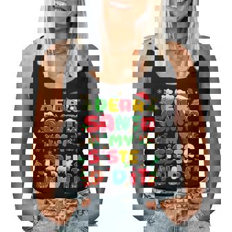 Dear Santa My Sister Did It Christmas Boys Girls Women Tank Top | Seseable CA