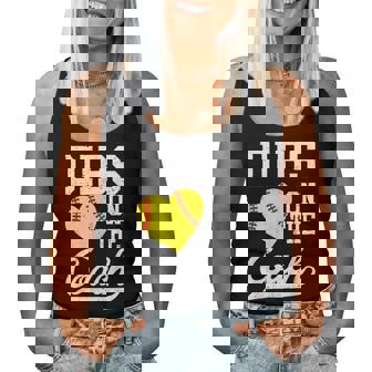 Dibs On The Coach Softball For Coach Wife Sport Women Tank Top - Monsterry