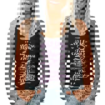 Donna Only Cool Moms Ride Motorcycles Frase Per Le Mamme Con Collo A Canotta da donna - Novitaregali