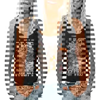 I Eat Drywall Cat Meme Bootleg Women Women Tank Top | Seseable CA