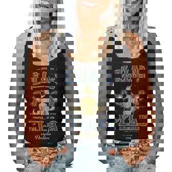 Elia's Fellas Dandelion Usa Western Fella Women Tank Top | Seseable UK