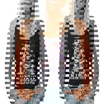 English Bulldog Dad Dog Lover Product For Women Women Tank Top - Thegiftio