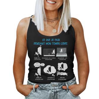 Escalade Montagne Grimpeur Temps Libre Humour Homme Débardeur pour femme - Cadeauxyz