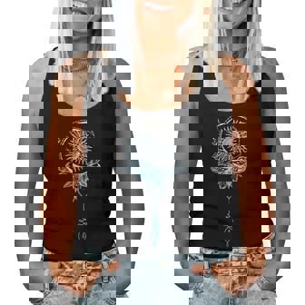 Estilo Tatuaje Bohemiool Luna Dibujo Boho Unalome Camisa Camiseta sin mangas para mujer - Regaloses