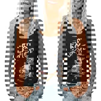 I Exist Out Of Spite Raccoon For And Women Women Tank Top - Monsterry