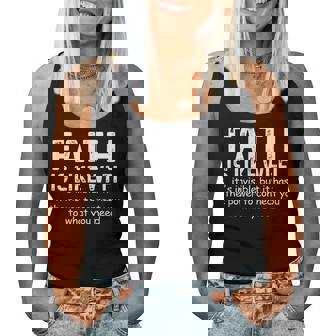 Faith Is Like Wifi God Jesus Religious Christian Women Women Tank Top - Thegiftio