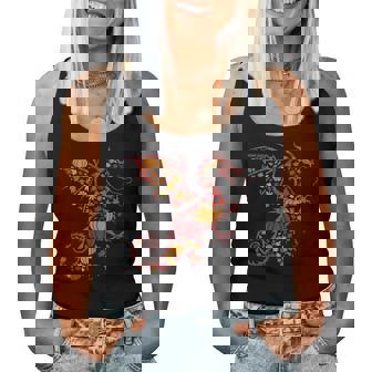 Fall Dragon Thanksgiving Autumn Pumpkin Boys Girls Women Tank Top | Mazezy