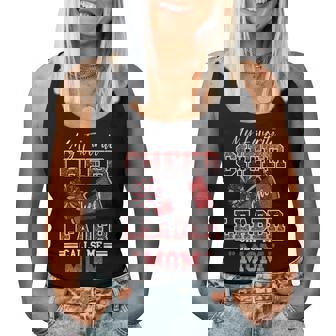 My Favorite Cheerleader Calls Me Mom Proud Cheer Mom Women Women Tank Top | Mazezy