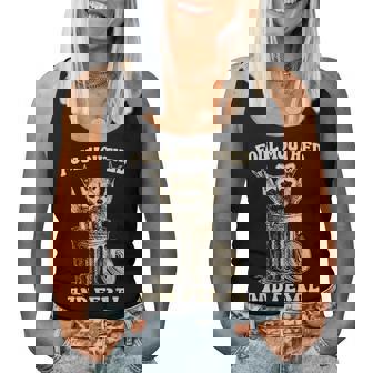 Foul Mouthed And Feral Raccoon Trash Panda Women Tank Top | Seseable CA