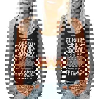 Friendsgiving Squad Get Flocked Up Turkey Women Tank Top - Monsterry