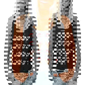 67 Math Teacher Six Seven Meme Christmas Santa Puzzle Women Tank Top - Thegiftio