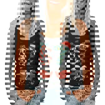 67 Meme Santa Hand Christmas Pajamas & Boys Women Tank Top | Mazezy