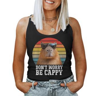 Capybara Be Cappy For Adults Capybara Love Women Tank Top | Mazezy