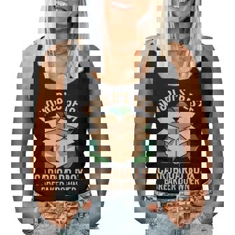 Cardboard Box Breaker Downer Sarcastic Recycling Hero Women Tank Top | Seseable UK