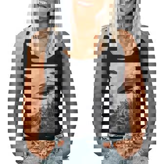 Cat Selfie With Alien Ufo Cat For Women Women Tank Top | Seseable FR