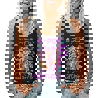 Chibi Kpop Girl It’S My 5Th Birthday Women Tank Top | Seseable UK