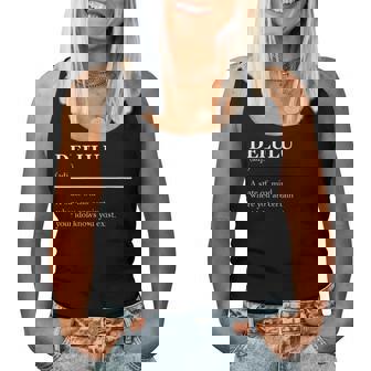 Definition Delulu Fandom Idol Meme Definition Women Tank Top | Mazezy