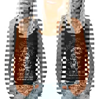 Feral And Unhinged Moms Club Skeleton Coffee Mom Girls Women Tank Top - Monsterry