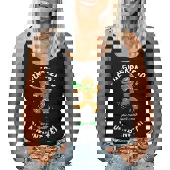 Holiday Gingerbread Running Team Women Tank Top - Monsterry