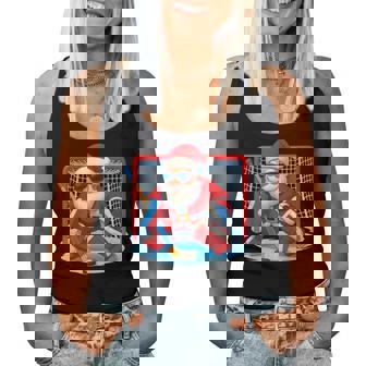 Santa Playing Ice Hockey Lovers Boys Girls Christmas Women Tank Top - Thegiftio