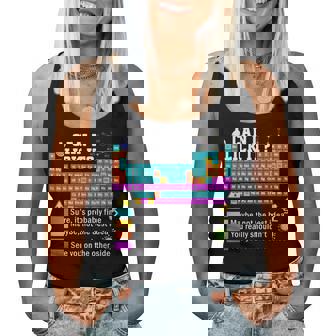 Teacher Science Can I Lick It Periodic Table Women Tank Top | Seseable UK