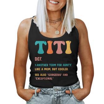 Titi Definition Cool Aunt Favorite Auntie Women Tank Top - Thegiftio UK