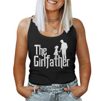 The Girlfather Dad Of Girls Father's Day Women Tank Top | Mazezy
