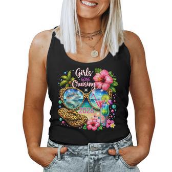 Girls Gone Cruising 2026 Tropical Vacation Party Trip Women Tank Top - Thegiftio
