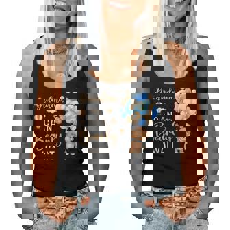 Grandma Can Bearly Wait Bear Gender Neutral Boy Baby Shower Women Tank Top - Thegiftio