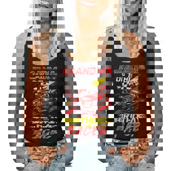 Grandma Of The Birthday Racer Race Car Party Family Matching Women Tank Top | Seseable FR