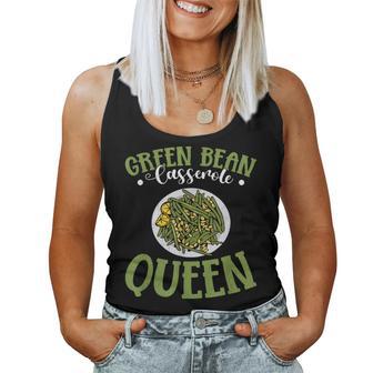 Green Bean Casserole Queen Thanksgiving Dinner Women Tank Top - Thegiftio UK