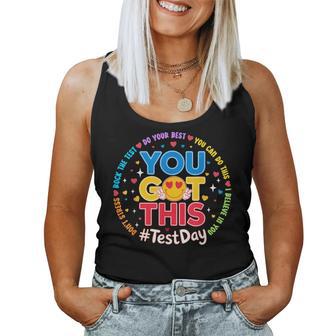 Groovy Testing Day Motivational Teacher Student You Got This Women Tank Top - Monsterry