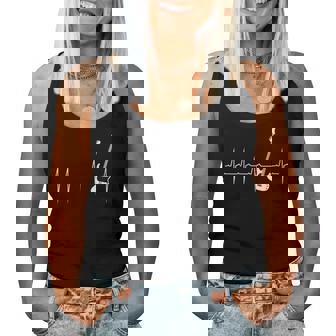 Guitarist Musicien E Guitare Rythme Cardiaque Débardeur pour femme - Cadeauxyz