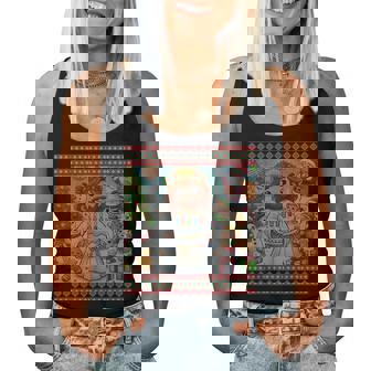 Happy Birthday Jesus Christian Christmas Ugly Xmas Women Women Tank Top | Seseable CA