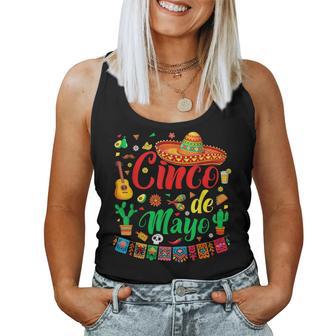 Happy Cinco De Mayo Fiesta Mexican Party 5 De Mayo Women Women Tank Top | Seseable FR