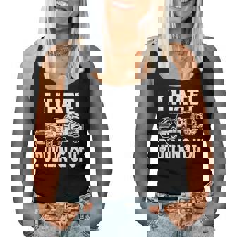 I Hate Pulling Trailer Travel Out Camping Women Women Tank Top | Seseable UK