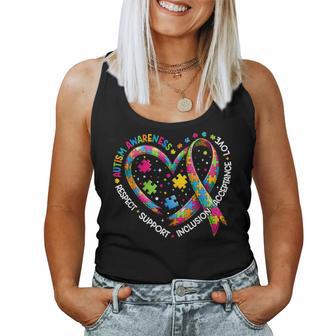 Heart Respect Love Support Autism Awareness Men Women Tank Top | Mazezy