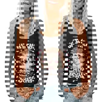 Hedgehog Kawaii Just A Girl Who Loves Hedgehogs Women Tank Top - Monsterry