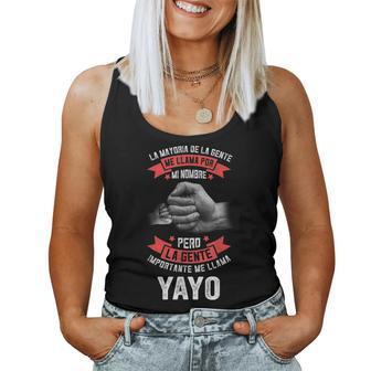 Hombre La Gente Importante Me Llama Yayo Camisa Feliz Dia Del Padre Camiseta sin mangas para mujer - Regaloses