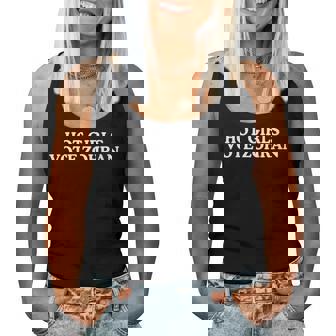 Hot Girls Vote Zohran Y2k Bold Statement New York Gen Z Cute Women Tank Top | Seseable UK