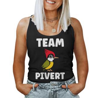 Humour Oiseau Piverts Mignon Minimaliste Team Pivert Débardeur pour femme - Cadeauxyz