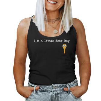 I'm A Little Door Key Nerdy Bad Dorky Mom Dad Costume Women Tank Top - Thegiftio UK