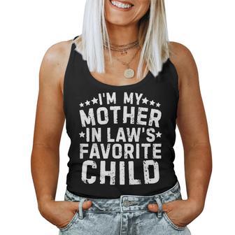 I'm My Mother In Law's Favorite Child Family Humor Women Tank Top | Seseable FR