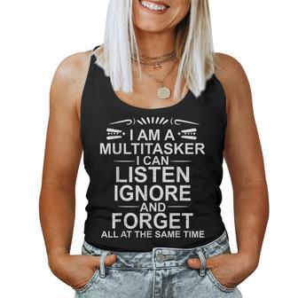 I'm A Multitasker Multitasking Sarcastic Saying Women Tank Top - Thegiftio UK