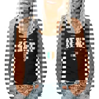 Irish Flag Ireland Vintage Souvenir Boys & Girls Green Women Tank Top - Monsterry