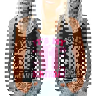 It's My 11Th Birthday Girl Coquette Bow 11 Year Old Party Women Tank Top - Monsterry